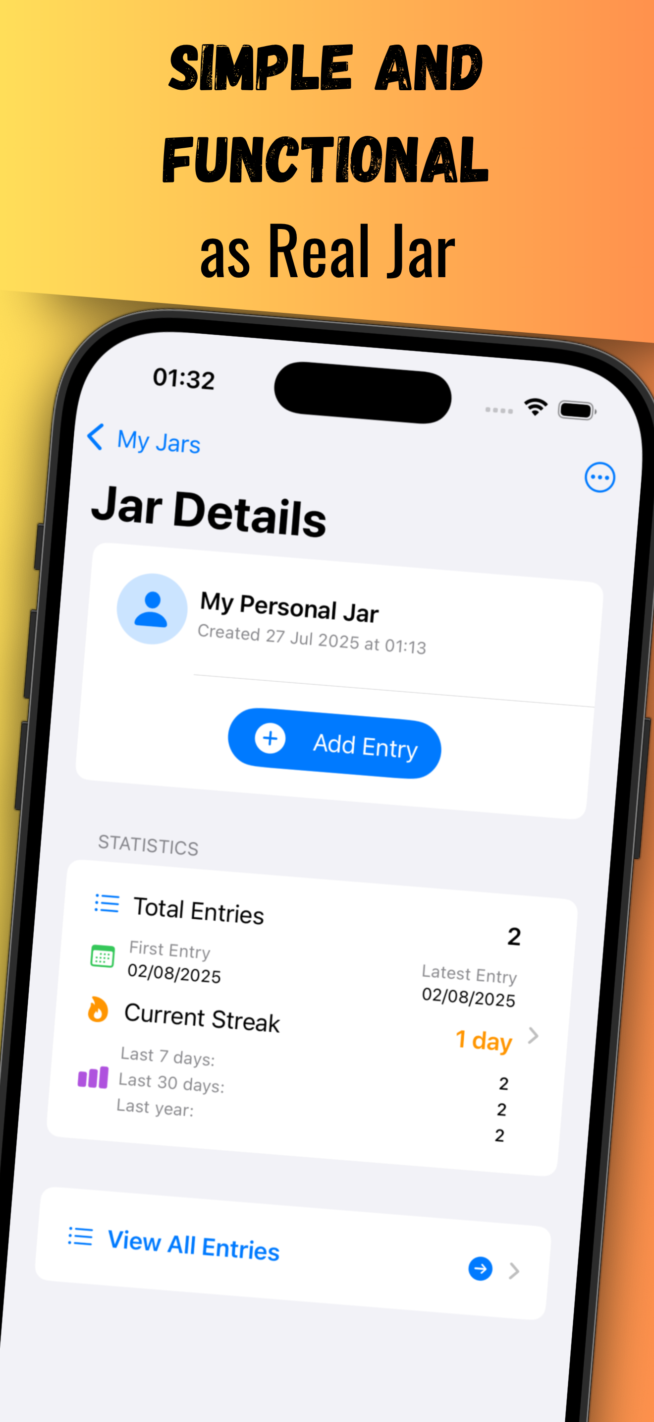 Gratitude Jar Screenshot 1